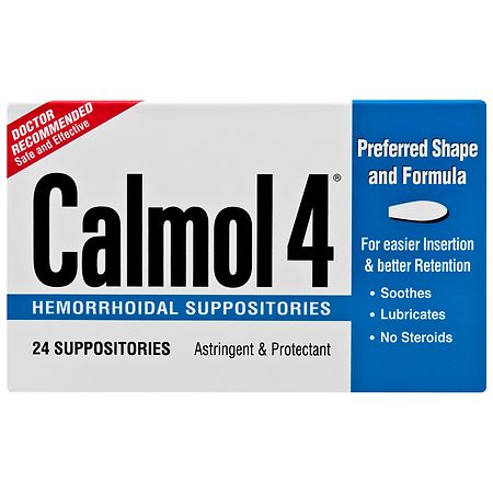 Calmol 4 Hemorrhoidal Suppositories
