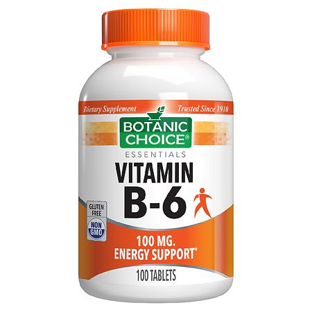 Botanic Choice Vitamin B-6 100mg