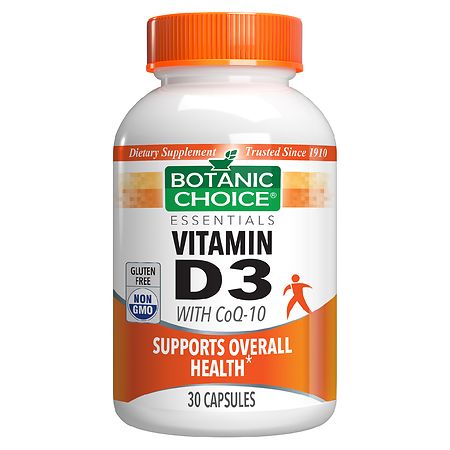 Botanic Choice Vitamin D3 with CoQ-10