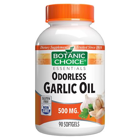 Botanic Choice Odorless Garlic Oil 500mg