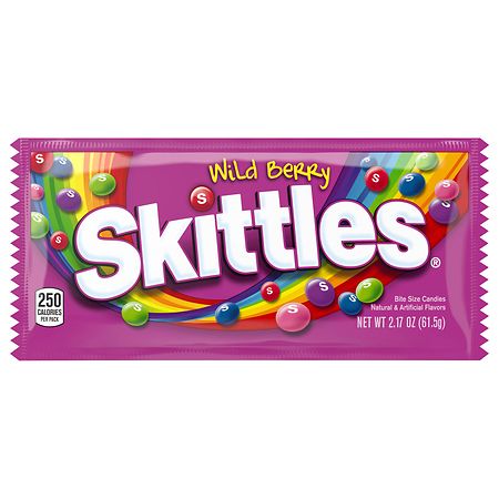 Skittles Wild Berry Chewy Candy Full Size Wild Berry, Full Size