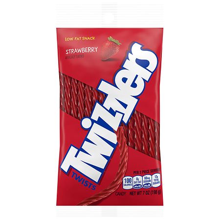 Twizzlers Twists, Chewy Candy, Bag Strawberry