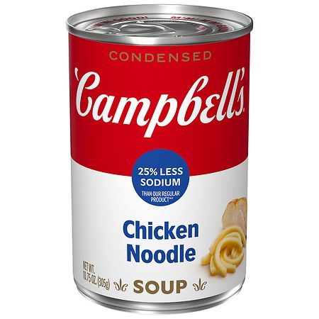 Campbell's Soup 25% Less Sodium Chicken Noodle