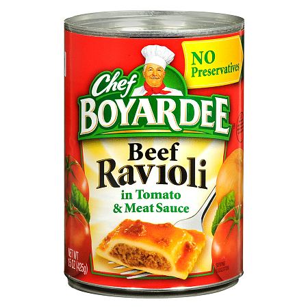 Chef Boyardee Beef Ravioli