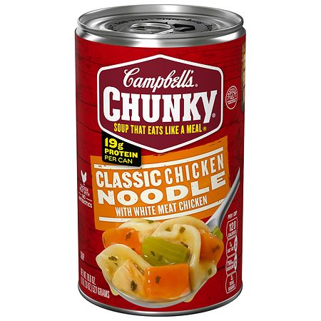 Campbell's Chunky Soup Classic Chicken Noodle with White Meat