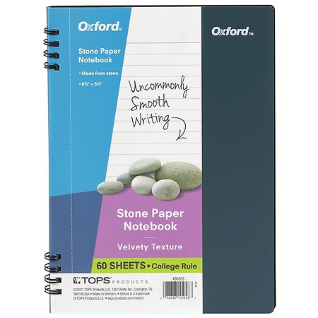 Oxford Stone Paper Notebook 5-1/ 2" x 8-1/ 2"