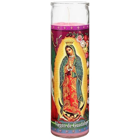 St. Jude Virgin of Guadalupe Prayer Candle 8 inch