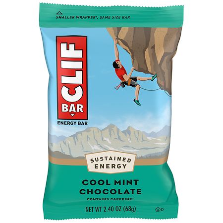 Clif Bar Energy Bar with Caffeine Cool Mint Chocolate