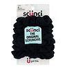 Scunci The Original Scrunchie in Assorted Knit Textures Black-2