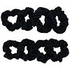 Scunci The Original Scrunchie in Assorted Knit Textures Black-4