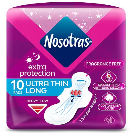 Nosotras Ultra Thin Pads Long