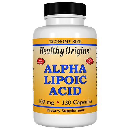 Healthy Origins Alpha Lipoic Acid 100 mg, Capsules