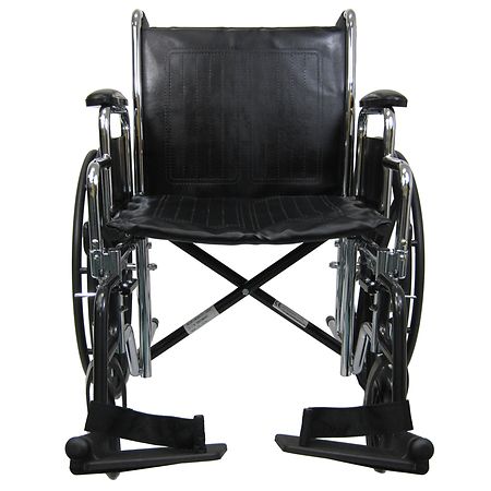 Karman 20 inch Heavy Duty Wheelchair with Removable Armrest & Adjustable Height