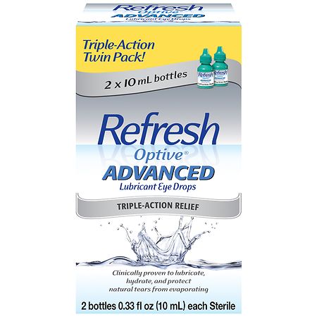 Refresh Triple-Action Relief Advance Lubricant Eye Drops