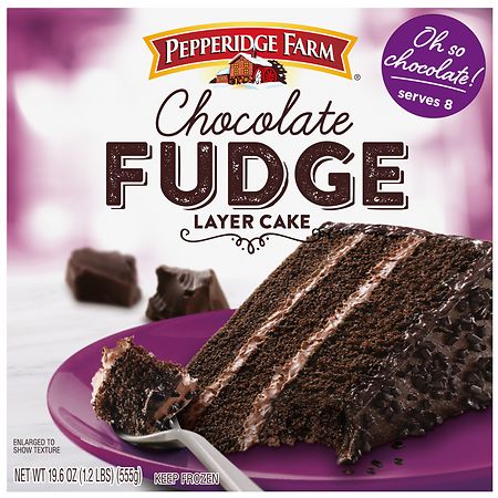 Pepperidge Farm Frozen Layer Cake Chocolate Fudge