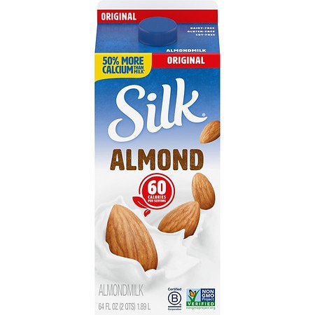 Silk PureAlmond Milk 1/ 2 Gallon Carton Original