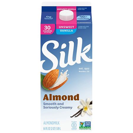 Silk Almond Milk Unsweet Vanilla