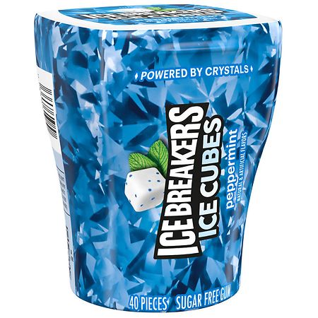 Ice Breakers Sugar Free Chewing Gum, Bottle Peppermint
