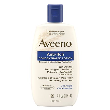 Aveeno Anti-Itch Concentrated Lotion With Calamine And Triple Oat Complex Fragrance-Free