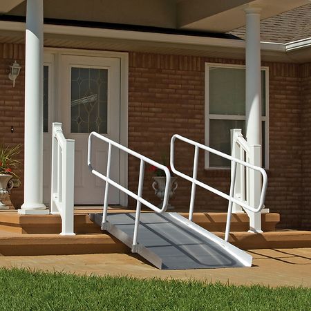 PVI Solid Ramp With Handrails 5 ft X 36 in Wide