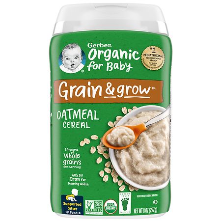 Gerber Organic Baby Cereal Oatmeal