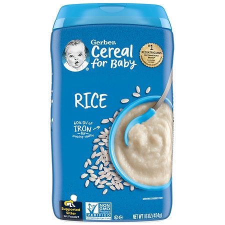 Gerber Single-Grain Rice Baby Cereal