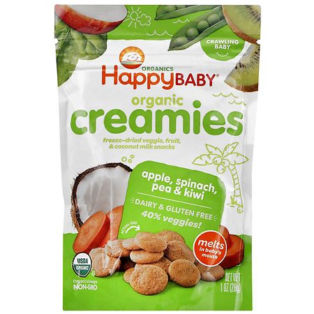 Happy Baby Organic Creamies Apple, Spinach, Pea & Kiwi