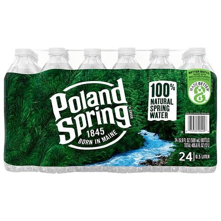 Poland Spring 100% Natural Spring Water