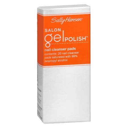 Sally Hansen Salon Gel Polish  Nail Cleanser Pads Gel Cleanser