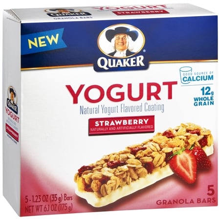 Quaker Oats Yogurt Granola Bars 5 Pack Strawberry