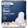 Walgreens Maxi Pads With Flexi-Wings Unscented, Size 4 (ct 36)-0