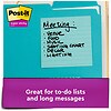 Post-it Super Sticky Notes, 4 in x 4 in, Lines, Assorted Bright Colors Assorted Bright Colors-5