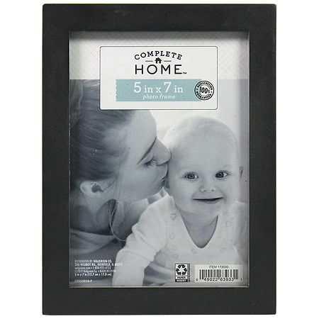 Complete Home Black Gallery Frame 5x7 5 inch x 7 inch Black