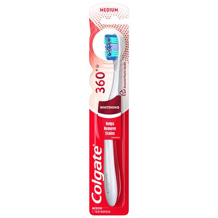 Colgate 360 Whitening Toothbrush Medium