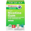 Walgreens Coated Nicotine Gum, Sugar Free, 4mg Mint-0