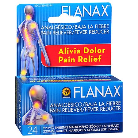 Flanax Pain Reliever Fever Reducer Tablets