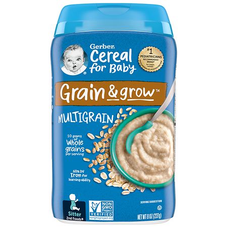 Gerber Grain and Grow Baby Cereal Multigrain