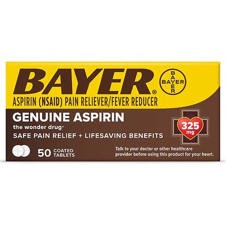 Bayer Genuine Aspirin Multi-Symptom Pain Reliever, Coated Tablets