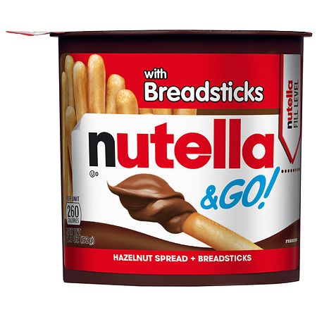 Nutella Nutella & GO! Chocolate Hazelnut Spread with Breadsticks