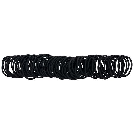 Scunci No Damage Elastic Hair Bands for All Hair Types Black