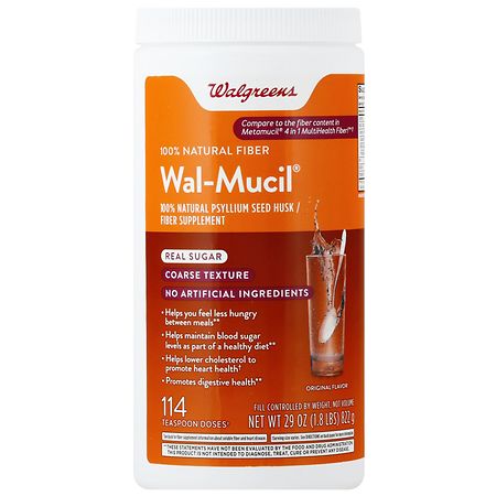 Walgreens Wal-Mucil 100% Natural Fiber, Coarse Texture Original
