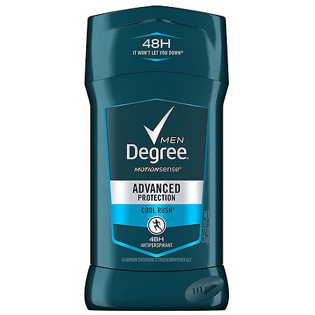 Degree Men Antiperspirant Deodorant 72-Hour Sweat and Odor Protection for Men Cool Rush