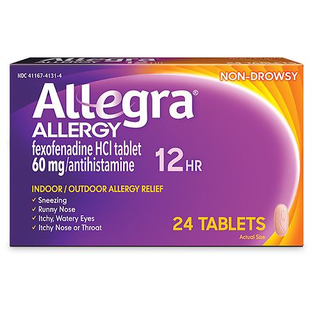 Allegra Adult 12 HR Tablet, Allergy Relief