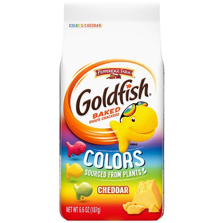 Goldfish Colors Crackers Cheddar Cheese