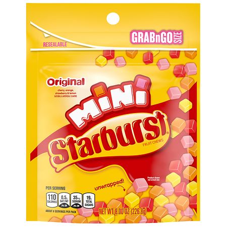 Starburst Mini Fruit Chews Original, Grab n Go