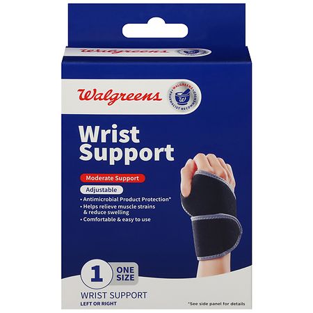 Walgreens Wrist Support One Size Black