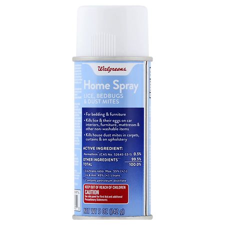 Walgreens Lice, Bedbugs and Dust Mites Home Spray