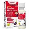 Walgreens Infants' Pain & Fever, Acetaminophen 160 mg per 5 mL, Dye-Free Grape-1