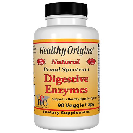 Healthy Origins Natural Broad Spectrum Digestive Enzymes, Veggie Capsules