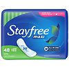Stayfree Super Long Pads For Women, Wingless Unscented, Super-1